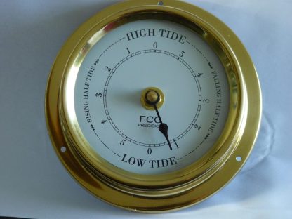 Tidal Clock spun brass