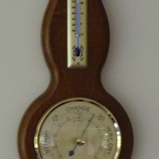 Banjo Barometer 390mm Dark Oak
