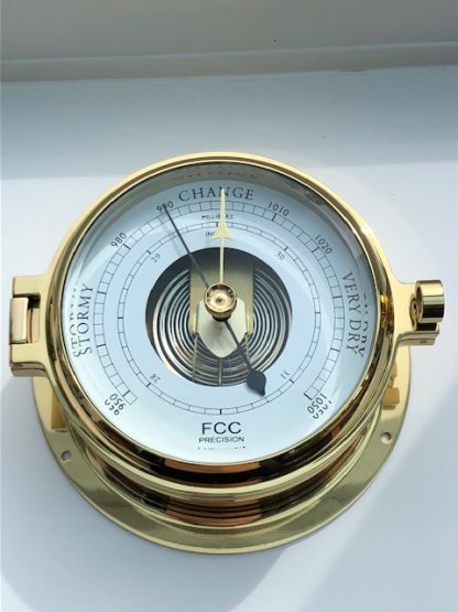 160mm cast brass marine Barometer