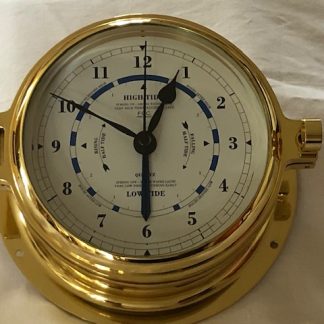 Brass Time & Tide Clock