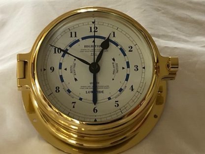 Brass Time & Tide Clock