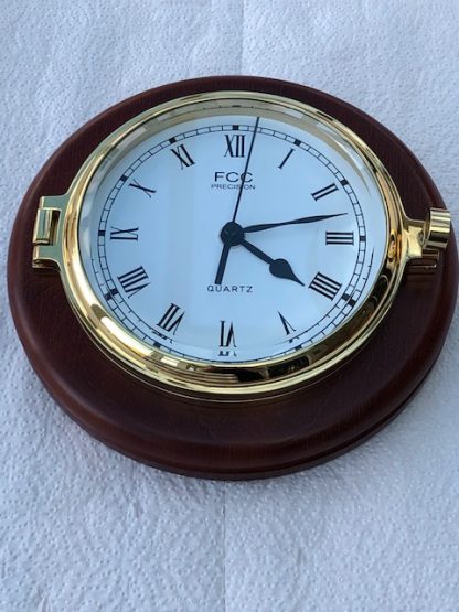 Wood mounted PRESTIGE Clock