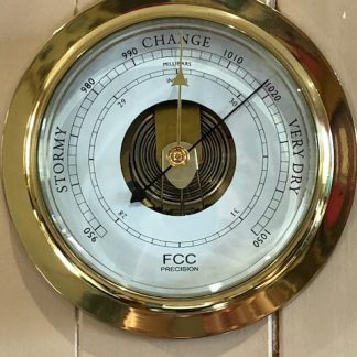 Large Brass Barometer