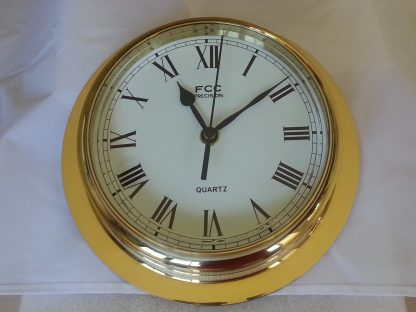 Large brass clock