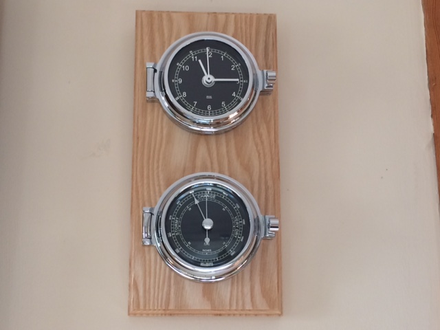 Clock & barometer set PRESTIGE