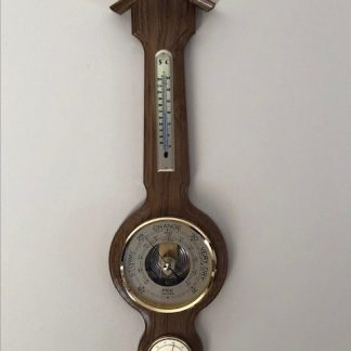 Countryman Rustic Oak Banjo Barometer