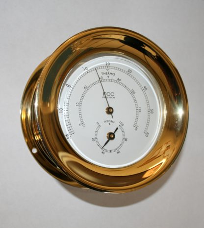 brass hygrometer thermometer